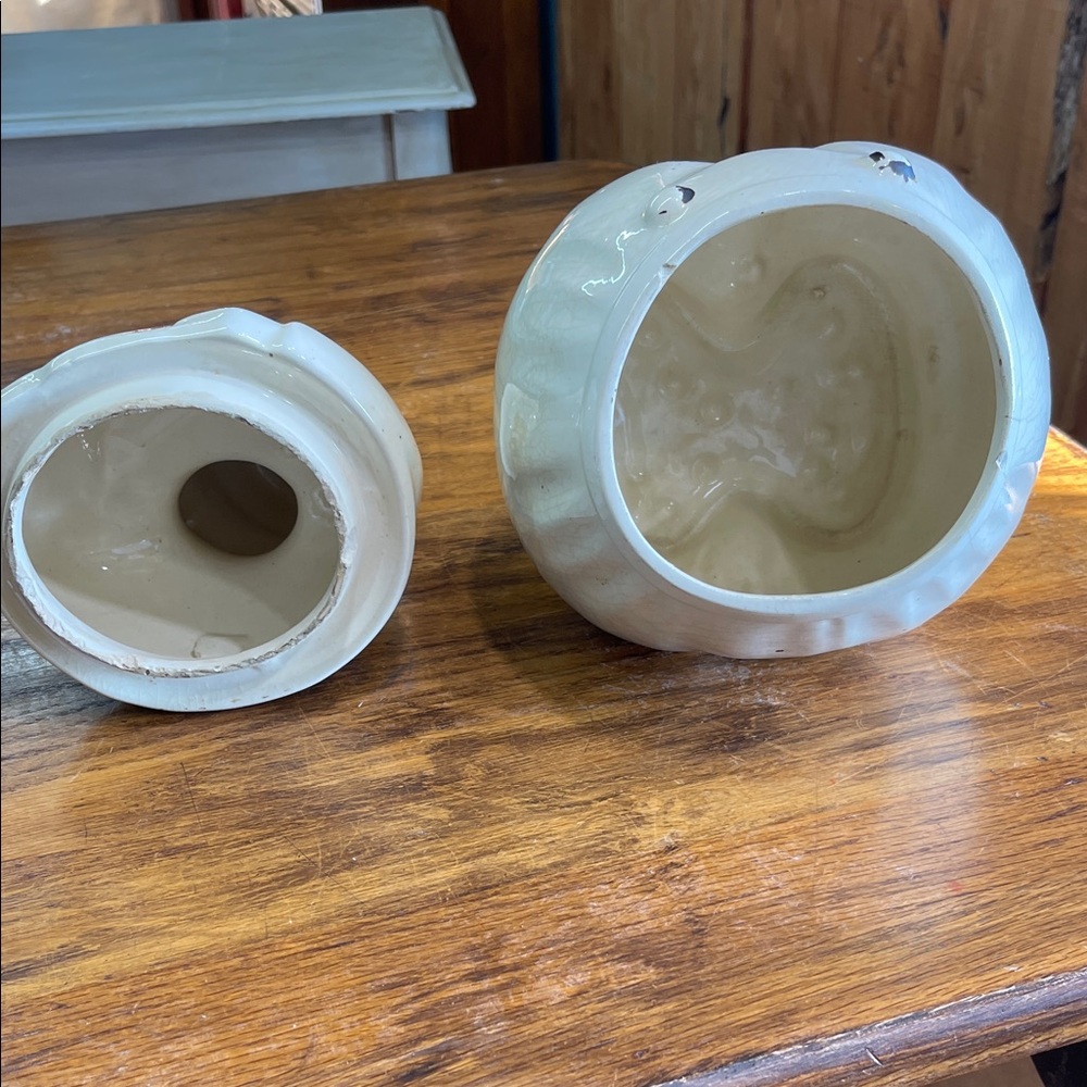 Vintage sailor Cookie Jar - White Ceramic - Picture 3 of 5